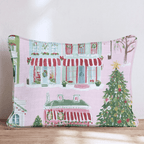 Main Street Christmas Throw Pillow - Hillcroft Home