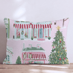 Main Street Christmas Throw Pillow - Hillcroft Home