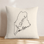 Maine Home Throw Pillow - Hillcroft Home