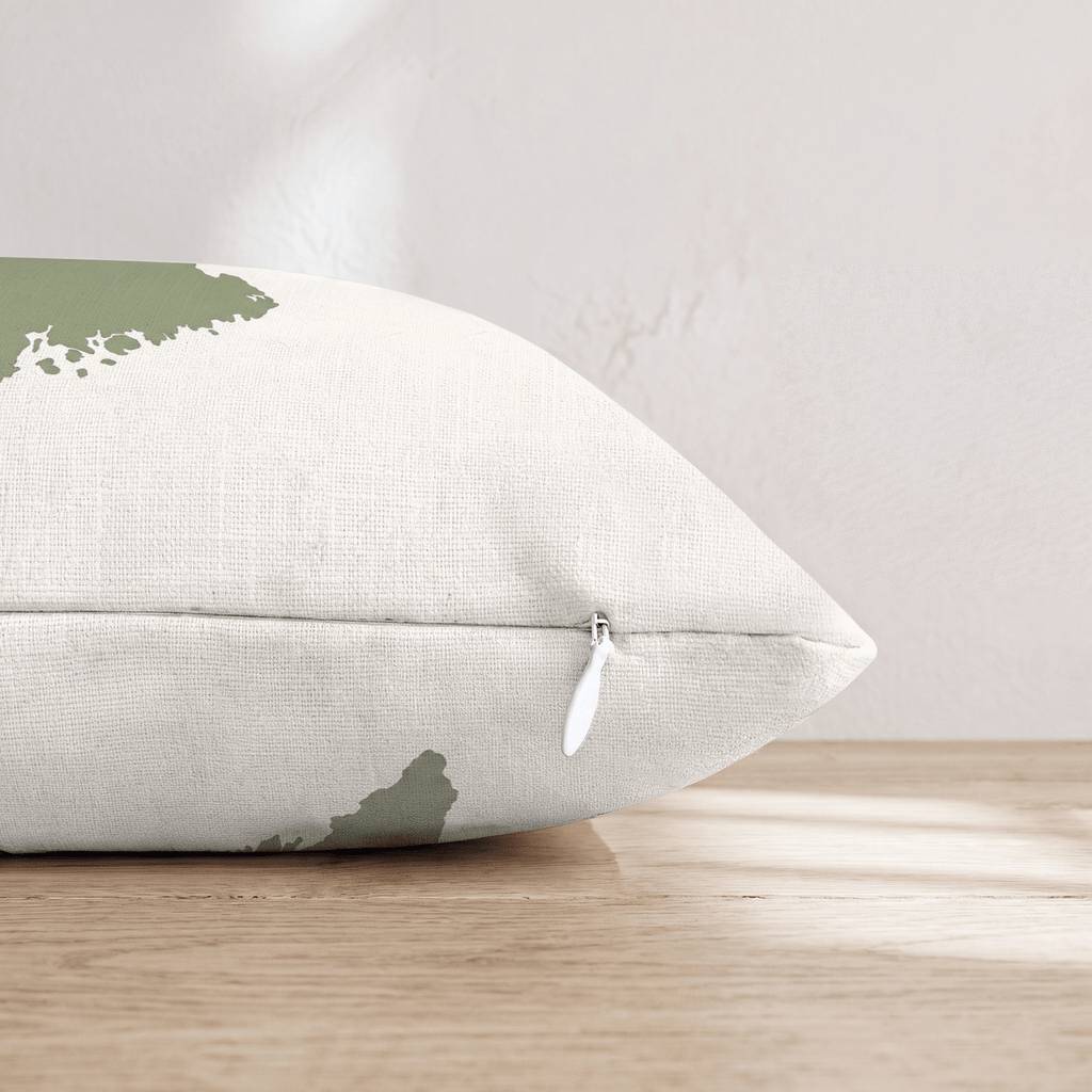 Maine State Capital Throw Pillow - Hillcroft Home