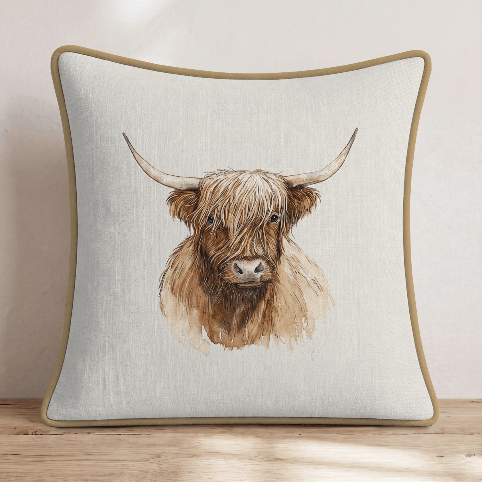 Maisie Highland Throw Pillow - Hillcroft Home