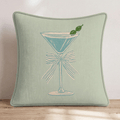 Make Me A Martini Throw Pillow - Hillcroft Home