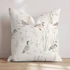 Mallard Marsh Walk Throw Pillow - Hillcroft Home