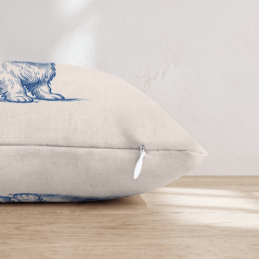 Maltese Pickleball Throw Pillow - Hillcroft Home