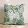 Maltese Power Throw Pillow - Hillcroft Home
