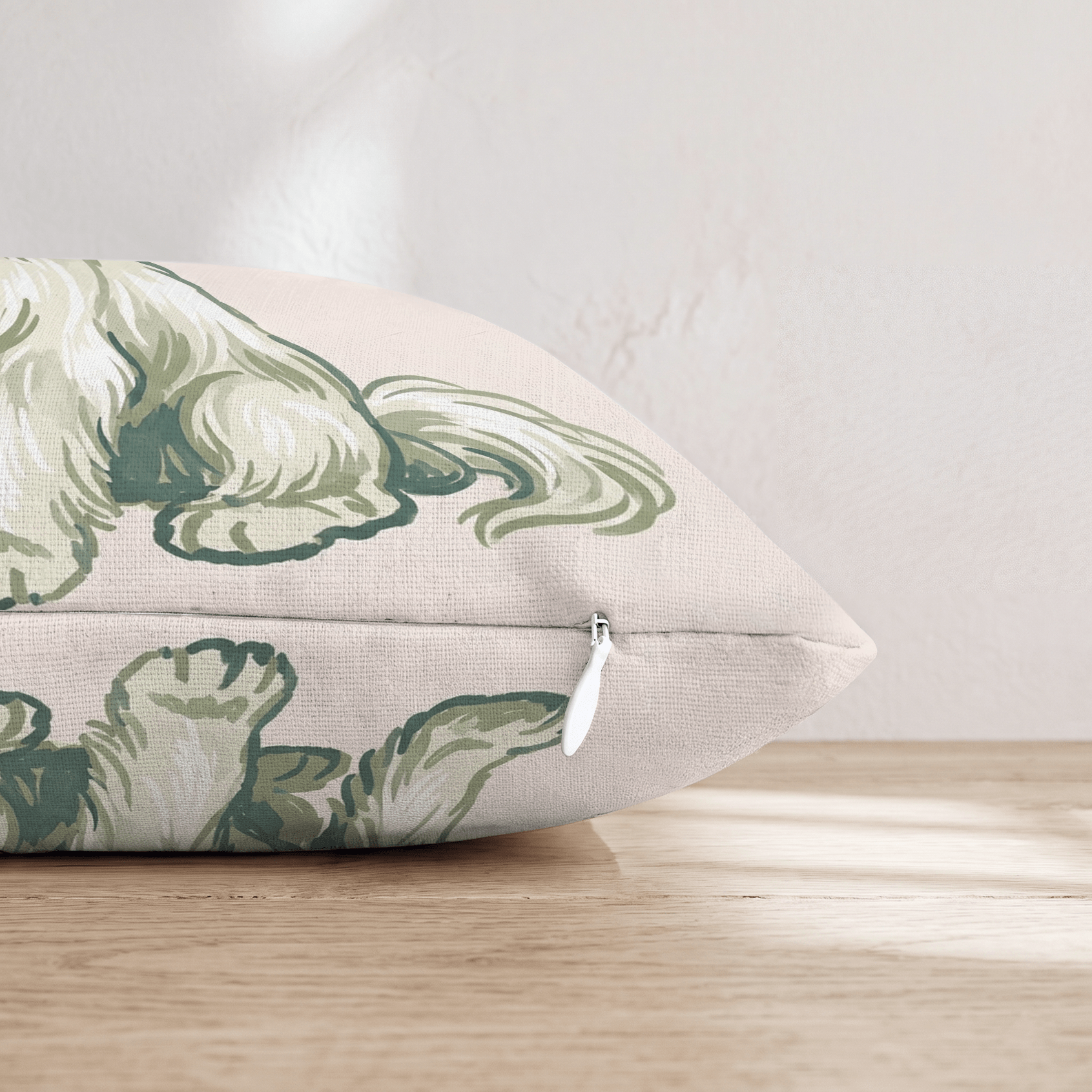 Maltese Throw Pillow - Hillcroft Home
