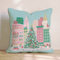 Manhattan Tree Parade Throw Pillow - Hillcroft Home