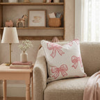 Manon Bows Throw Pillow - Hillcroft Home