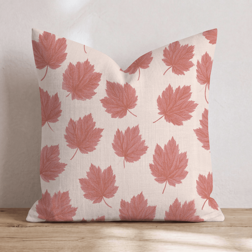 Maple Orange Bliss Throw Pillow - Hillcroft Home