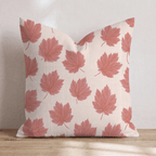 Maple Orange Bliss Throw Pillow - Hillcroft Home