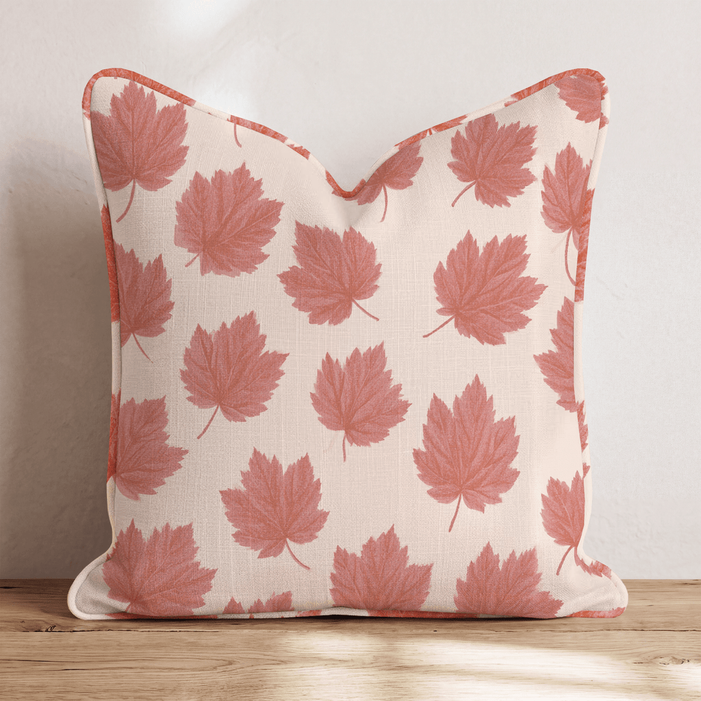 Maple Orange Bliss Throw Pillow - Hillcroft Home