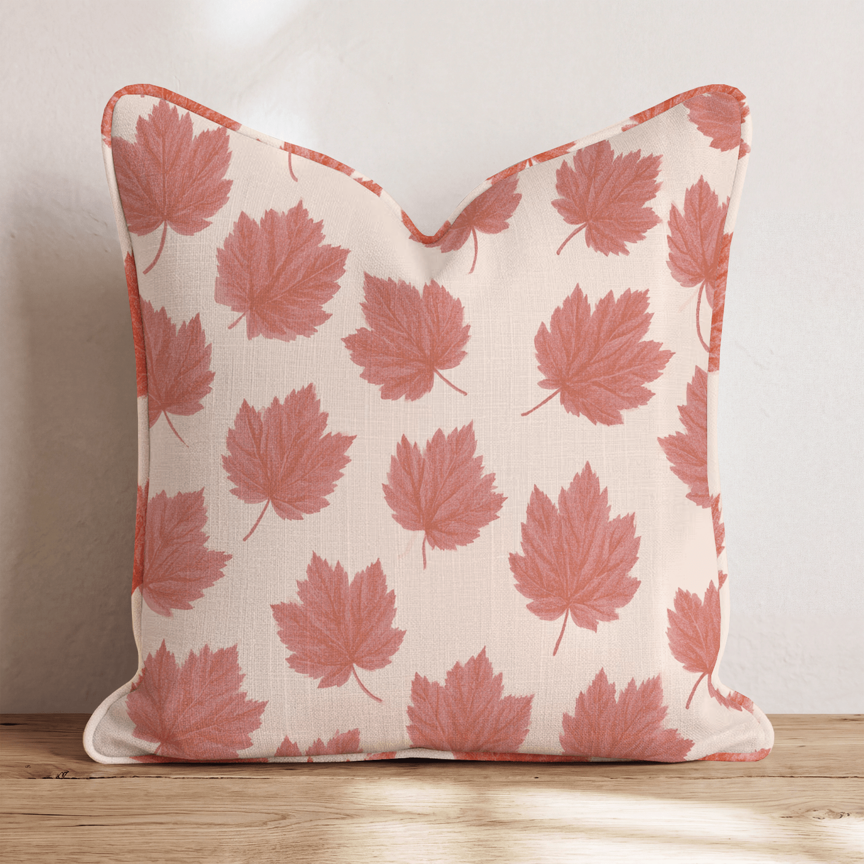 Maple Orange Bliss Throw Pillow - Hillcroft Home