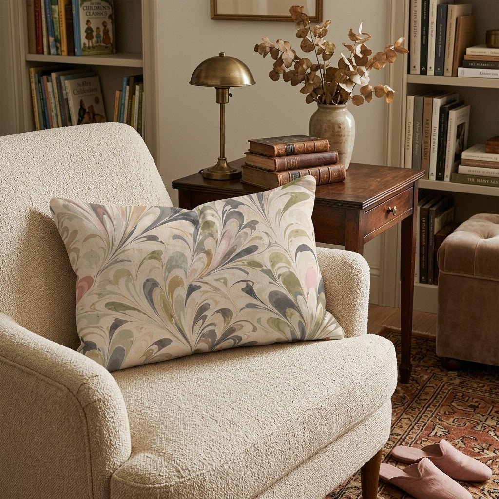 Marble Array Throw Pillow throw pillow - Hillcroft Home