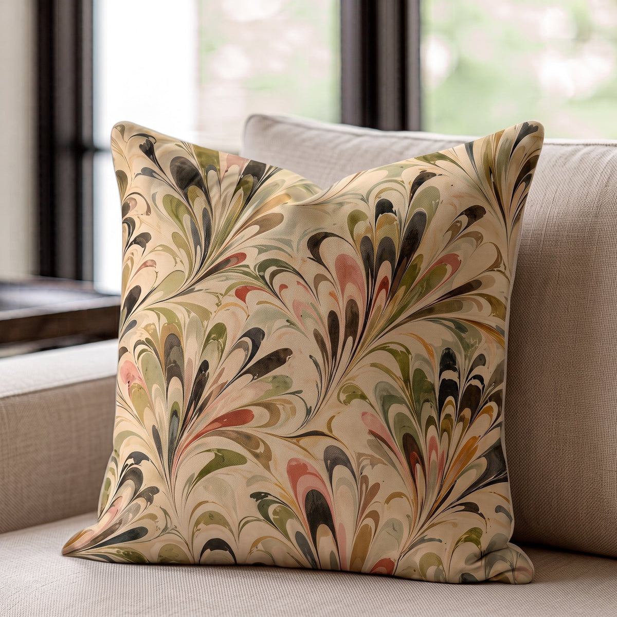 Marble Array Throw Pillow throw pillow - Hillcroft Home