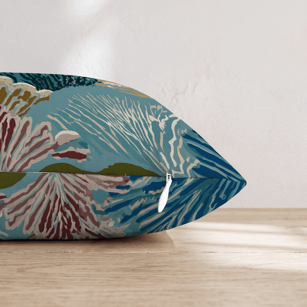 Marble & Mint Throw Pillow - Hillcroft Home