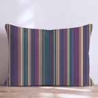 Mardi Stripes Throw Pillow - Hillcroft Home