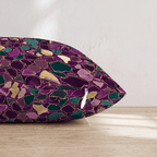 Mardi Tile Throw Pillow - Hillcroft Home