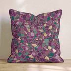 Mardi Tile Throw Pillow - Hillcroft Home