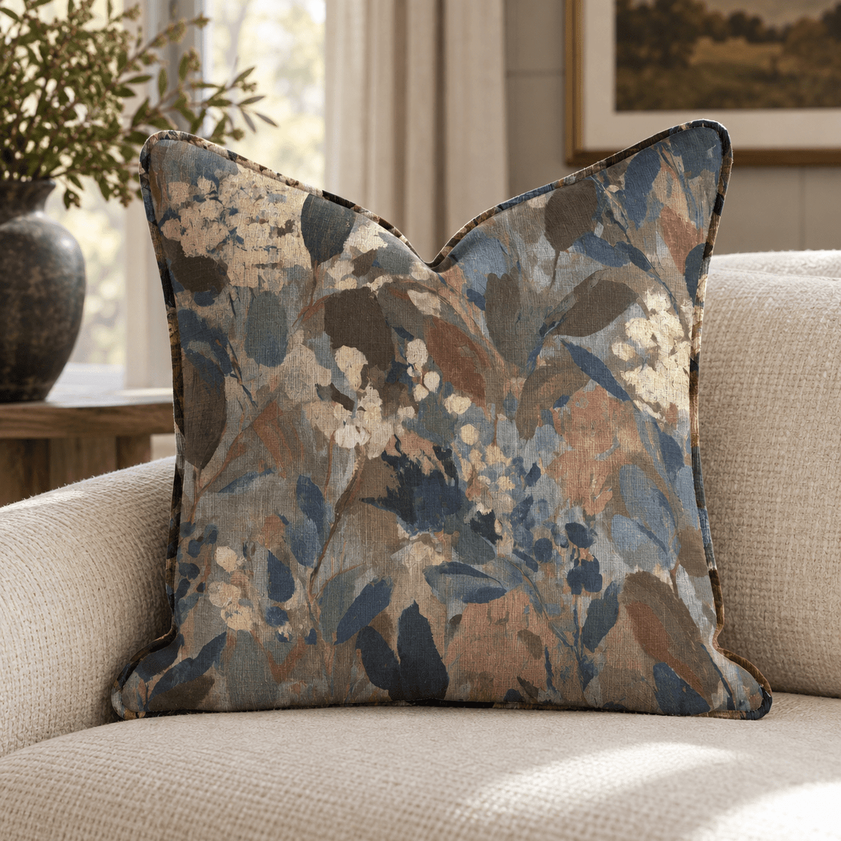 Maren Pumpkin Throw Pillow throw pillow - Hillcroft Home