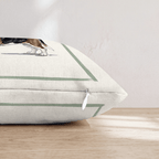 Margarita Basset Hound Throw Pillow - Hillcroft Home