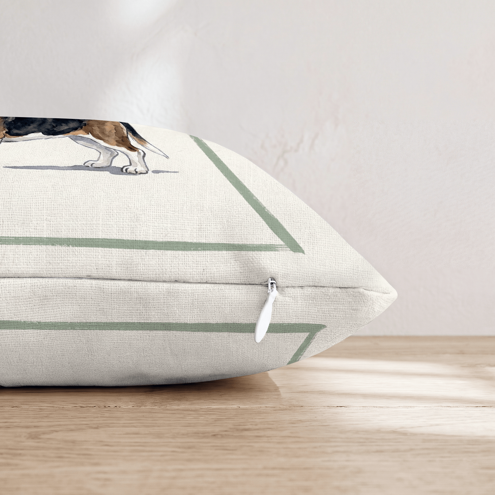 Margarita Basset Hound Throw Pillow - Hillcroft Home
