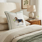 Margarita Basset Hound Throw Pillow - Hillcroft Home