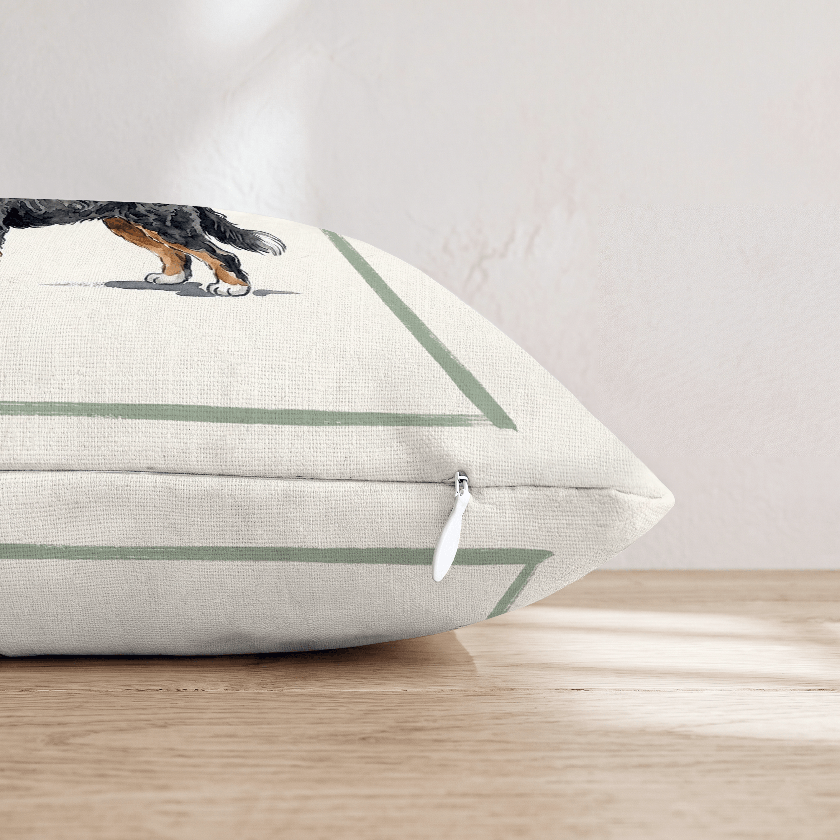 Margarita Bernedoodle Throw Pillow - Hillcroft Home