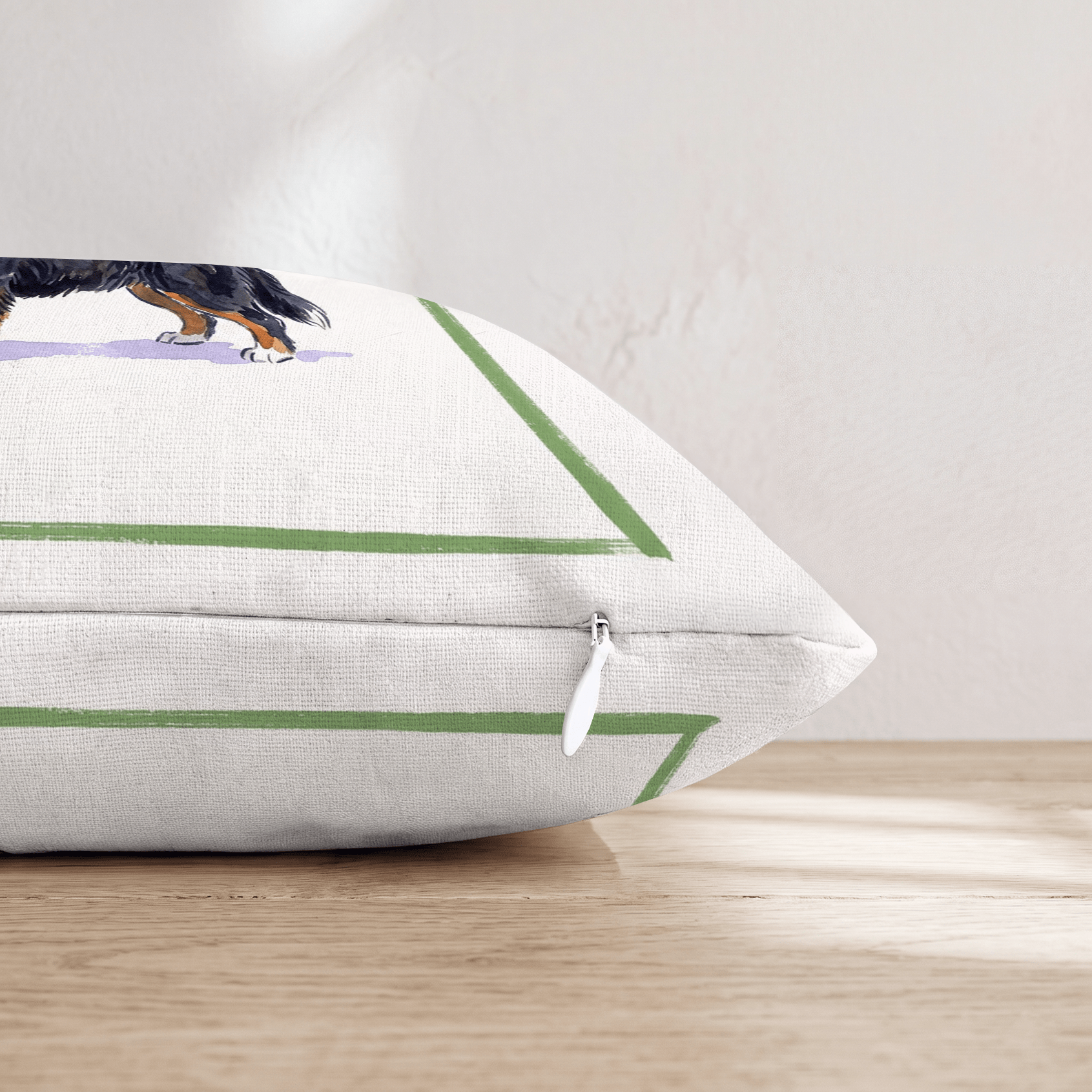 Margarita Bernese Mountain Dog Throw Pillow - Hillcroft Home