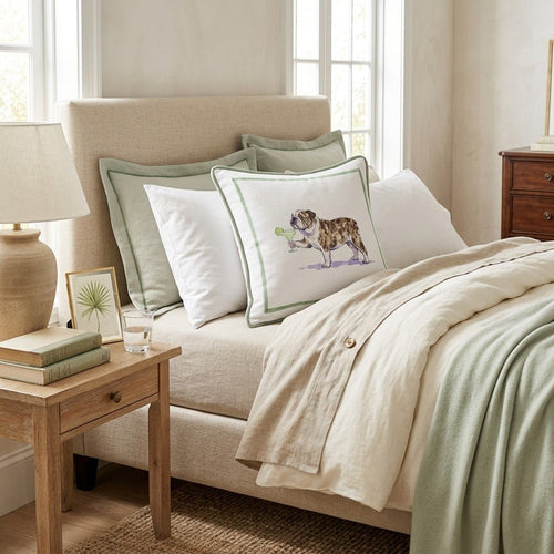 Margarita Bulldog Throw Pillow - Hillcroft Home