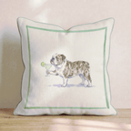 Margarita Bulldog Throw Pillow - Hillcroft Home