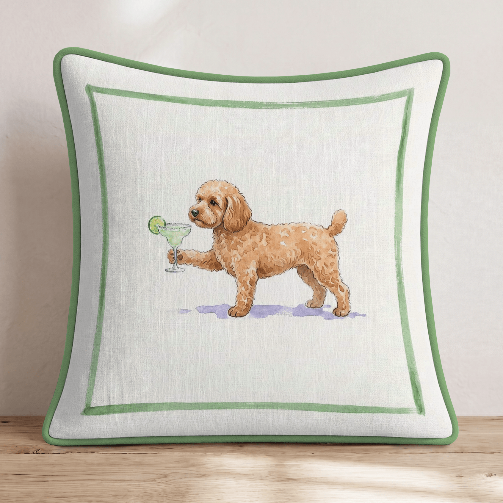 Margarita Cavapoo Throw Pillow - Hillcroft Home