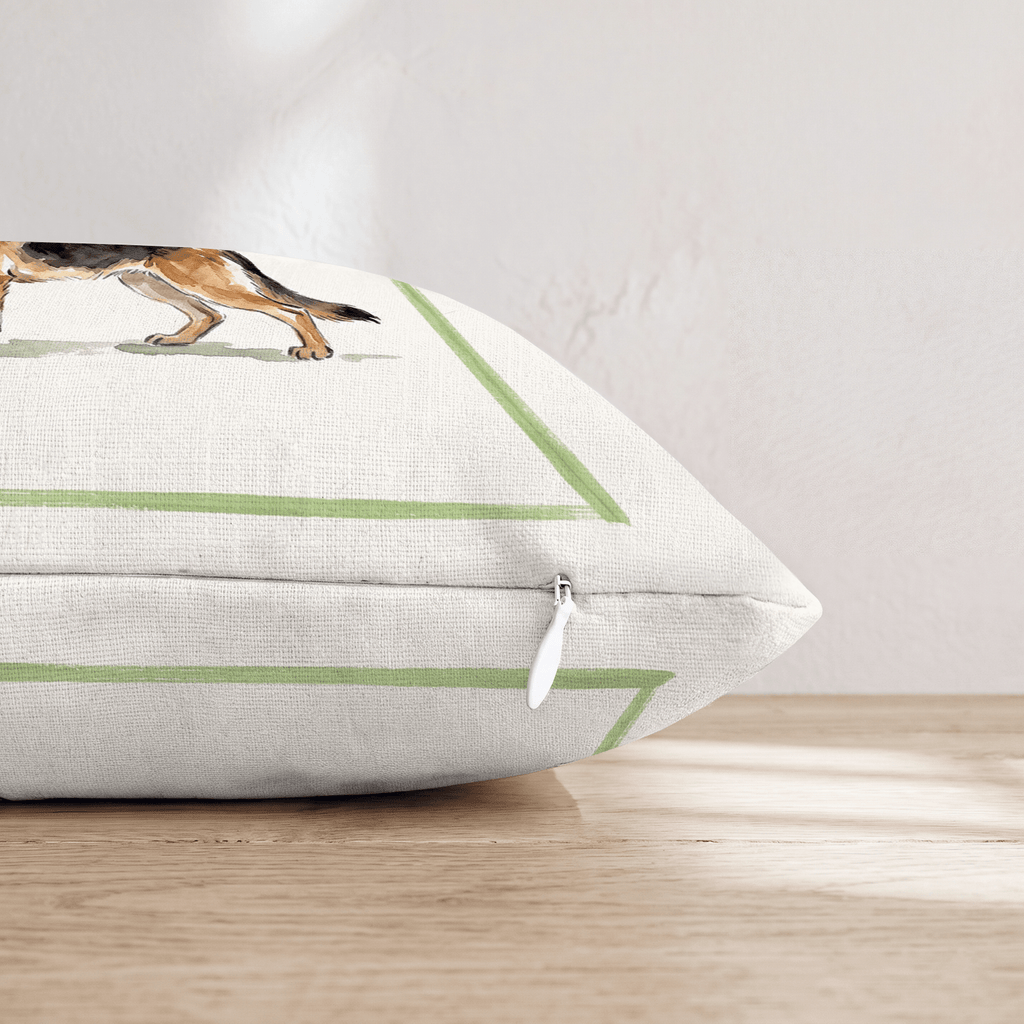 Margarita German Shepherd_ Throw Pillow - Hillcroft Home