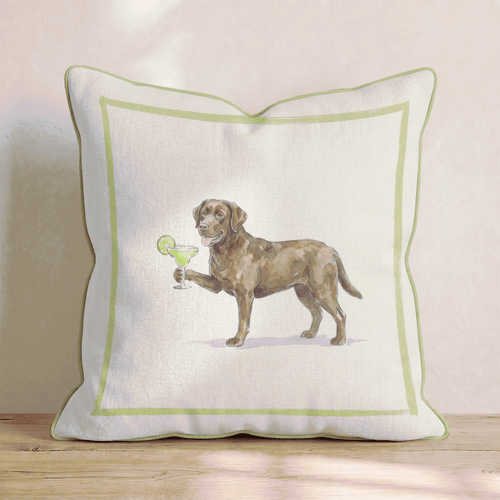 Margarita Labrador Retriever Throw Pillow - Hillcroft Home