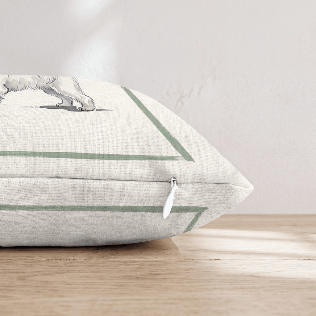 Margarita Maltese Throw Pillow - Hillcroft Home