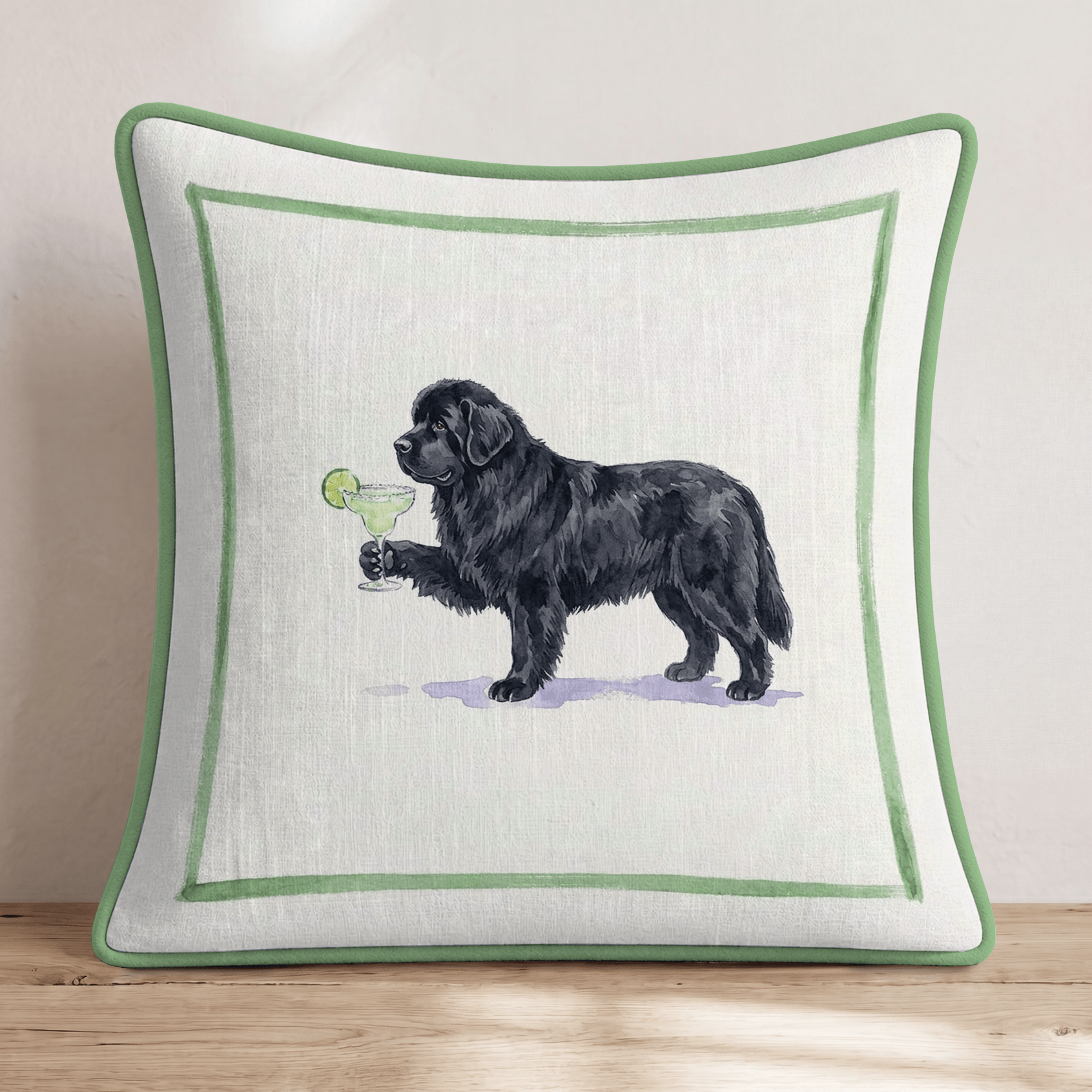 Margarita Newfoundland Throw Pillow - Hillcroft Home