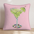 Margarita on the Rocks Throw Pillow - Hillcroft Home