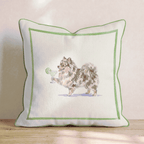 Margarita Pomeranian Throw Pillow - Hillcroft Home