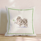Margarita Pomeranian Throw Pillow - Hillcroft Home