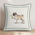 Margarita Pug Throw Pillow - Hillcroft Home