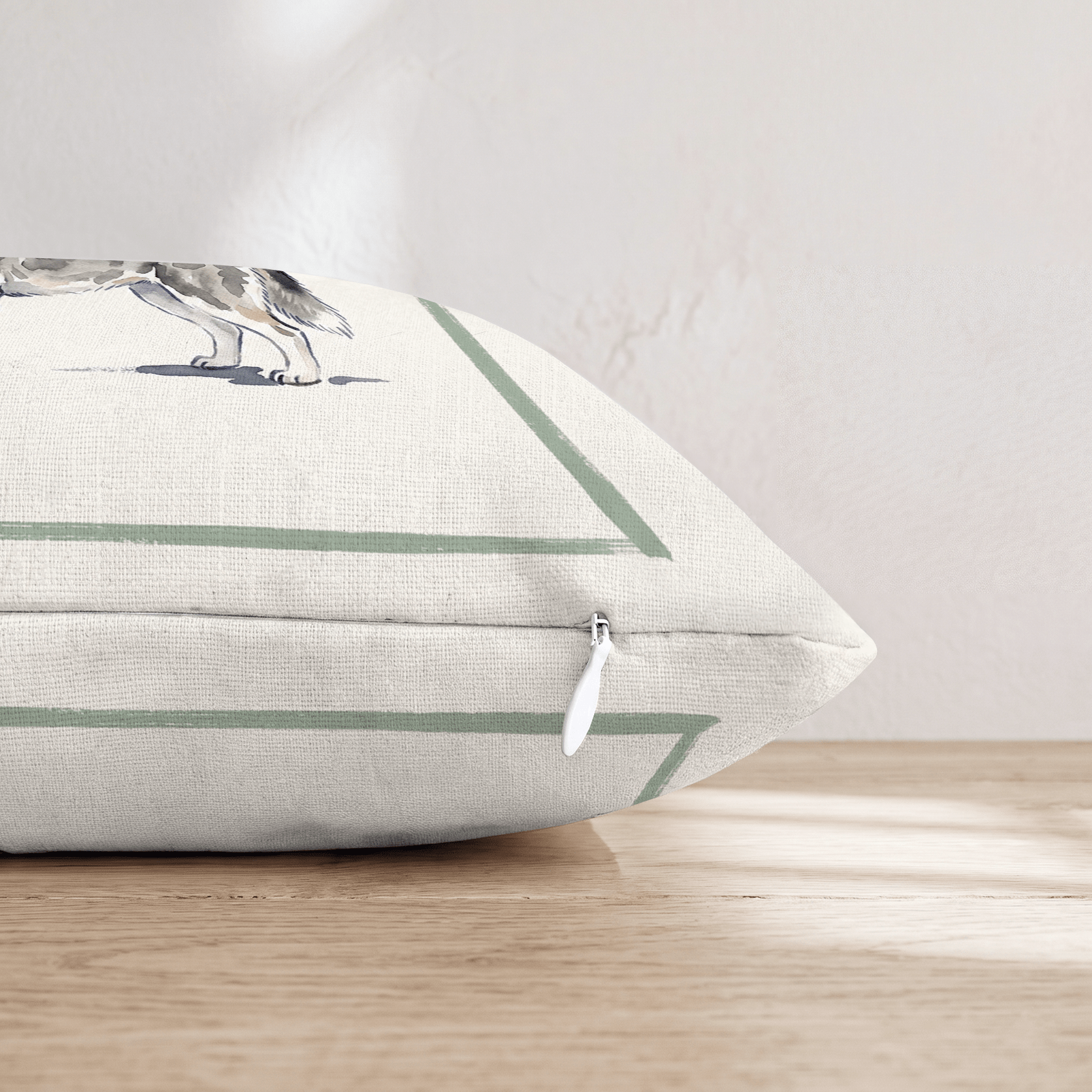Margarita Siberian Husky Throw Pillow - Hillcroft Home