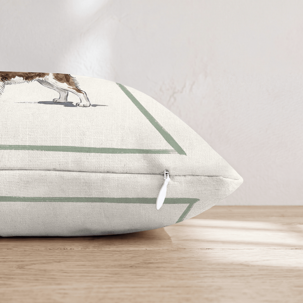 Margarita Springer Spaniel Throw Pillow - Hillcroft Home