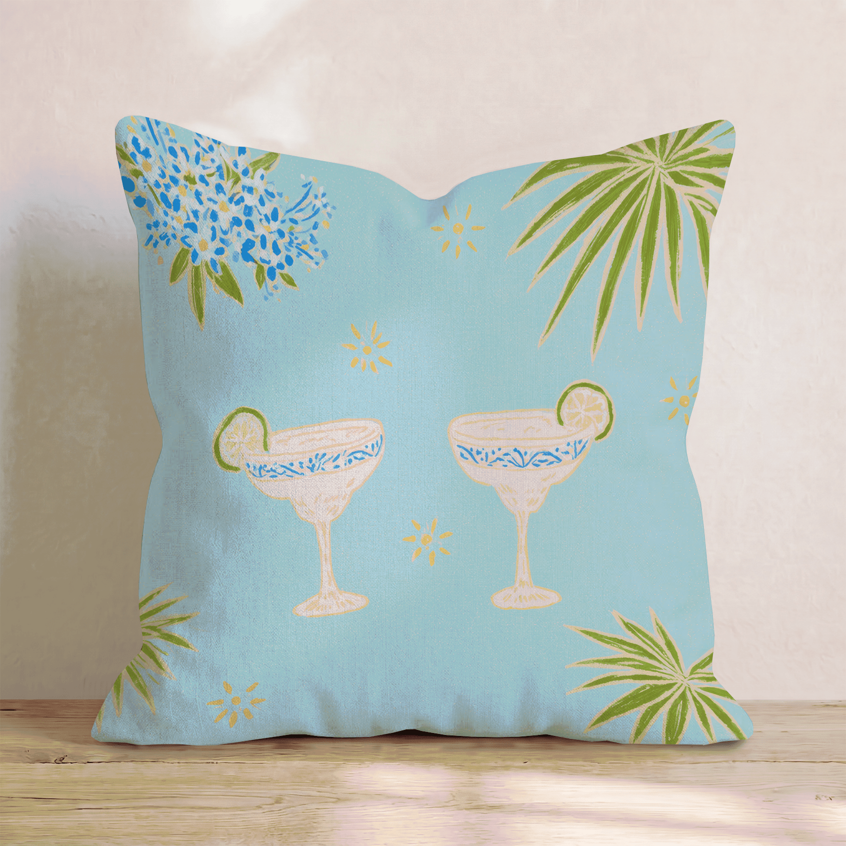 Margarita Time Throw Pillow - Hillcroft Home