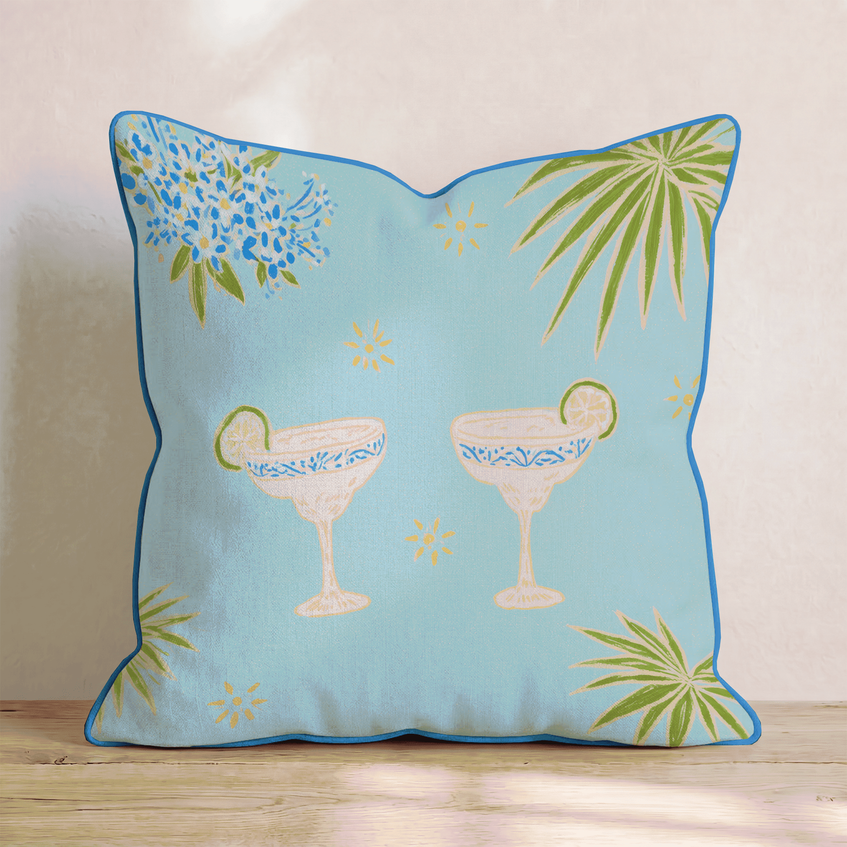 Margarita Time Throw Pillow - Hillcroft Home