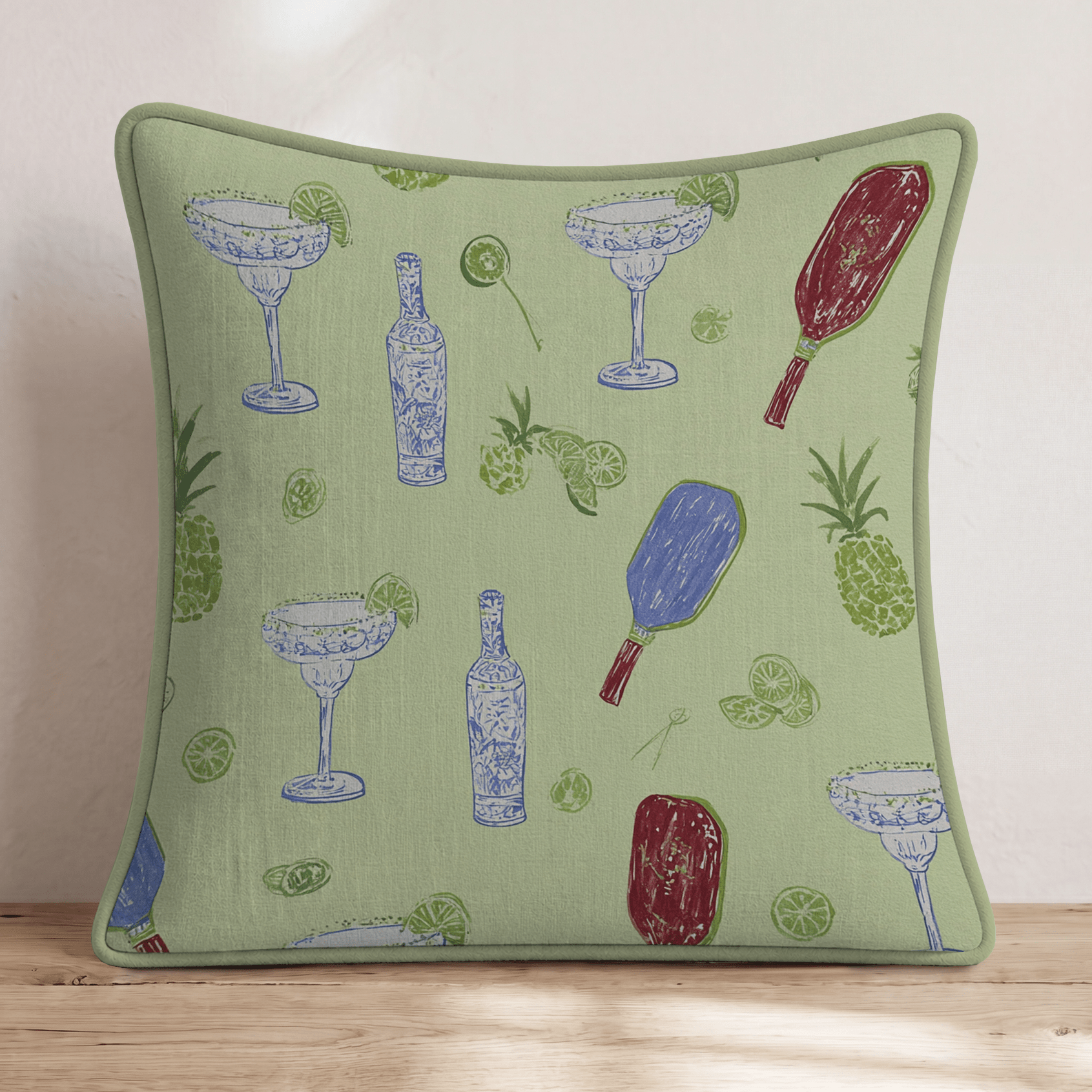 Margs after Pickleball Throw Pillow - Hillcroft Home