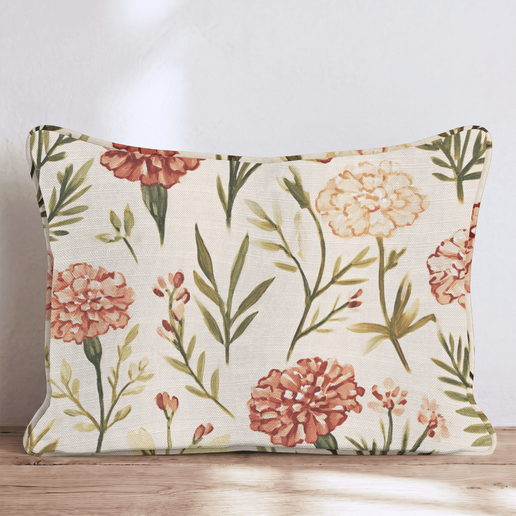 Marigold Garden Throw Pillow - Hillcroft Home