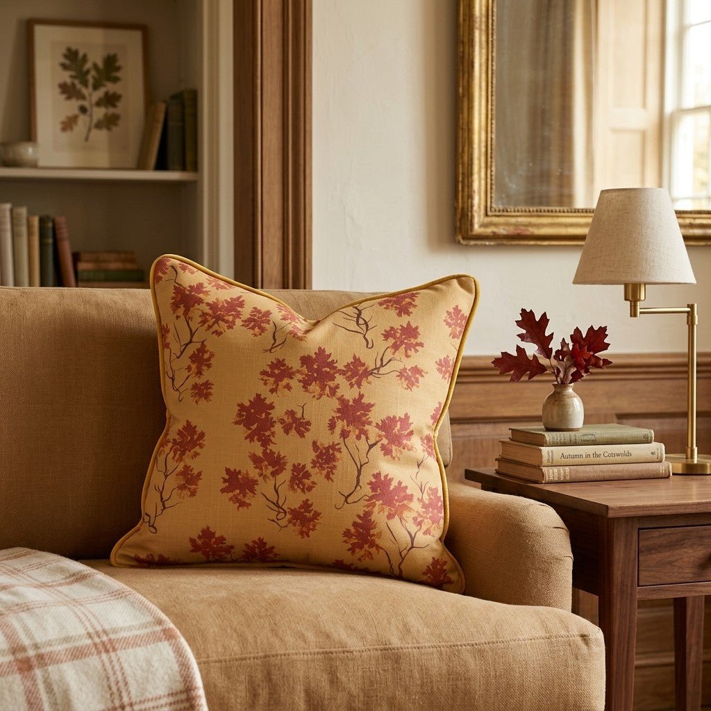 Marigold Maple Canopy Throw Pillow - Hillcroft Home