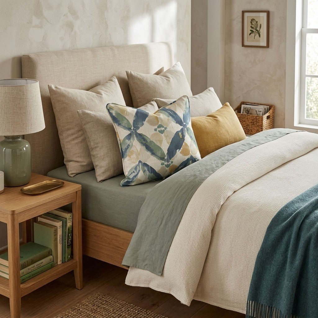 Marine Layer Cake Throw Pillow - Hillcroft Home