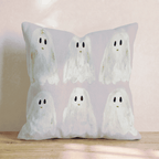 Marshmallow Ghosts Throw Pillow - Hillcroft Home