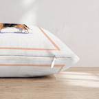 Martini Basset Hound Throw Pillow - Hillcroft Home