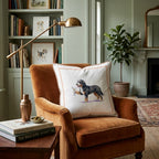 Martini Bernedoodle Throw Pillow - Hillcroft Home